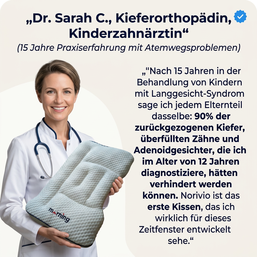 Das Norivio Haltungskissen für Kinder