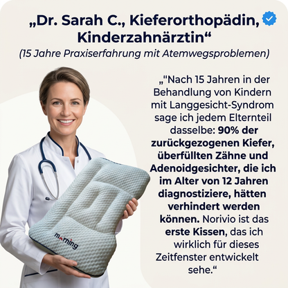 Das Norivio Haltungskissen für Kinder